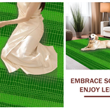 Ultra Soft Area Rug, Non Slip, Stain Resistant, Washable Area Rugs for Living Room, Bedroom, Unique Animal Imprint Soft Touch(Green)