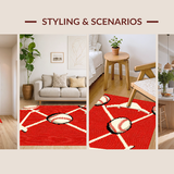 Dynamic Red and Beige(Red)