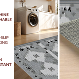 Chic Black White Diamond Design(Gray)