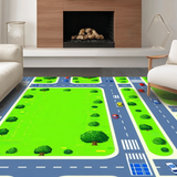 Bright Multicolor Pathway Scene(Green)