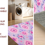 Ultra Soft Area Rug, Non Slip, Stain Resistant, Washable Area Rugs for Living Room, Bedroom, Chic Pastel Fluffy Aesthetic(Purple)