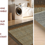 Ultra Soft Area Rug, Non Slip, Stain Resistant, Washable Area Rugs for Living Room, Bedroom, Trendy Animal Skin Visual Appeal(Beige)