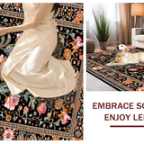 Eclectic Colorful Botanical Design(Black)