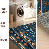 Artistic Blue and Brown Weave(Blue)