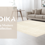 Contemporary Beige Patterned Overlay(Beige)