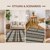 Artful Ogee Black and White Blend(Beige)