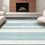 Inviting Earth Tone Stripe Appeal(Beige)