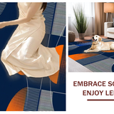 Eclectic Colorful Modern Texture Blend(Blue)