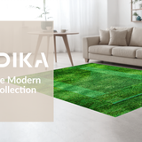 Bold Modern Turf Patterned Appeal(Green)