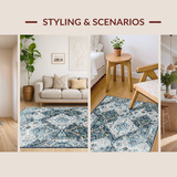 Earthy Tone Medallion Inspirations(Blue)