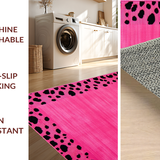 Playful Fluffy Leopard Texture(Pink)