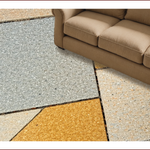 Ultra Soft Area Rug, Non Slip, Stain Resistant, Washable Area Rugs for Living Room, Bedroom, Modern Sandstone Viscose Living Room Rug(Gray) - ODIKA