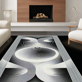 Elegant Monochromatic Hypnotic Swirl(Gray)