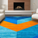 Bright Pastel Geometric Touch(Blue)