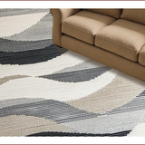 Sophisticated Grey Geometric Motif(Gray)
