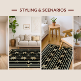 Dramatic Seamless Art Deco Influence(Black)