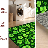 Whimsical Clover Patterned Decor(Green)