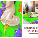 Bright Multi Color Dino Adventure Style(Green)