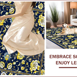 Navy Yellow Geometric Charm(Blue)
