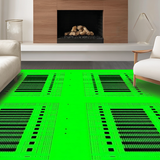 Luxurious Layered Botanical Print(Black)