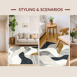 Stylish Low Pile Neutral Texture(Gray)