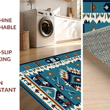 Luxurious Geometric Tiled Arrangement(Blue)