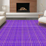 Ultra Soft Area Rug, Non Slip, Stain Resistant, Washable Area Rugs for Living Room, Bedroom, Fresh Minimalist Purple Art Piece(Purple)