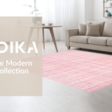 Ultra Soft Area Rug, Non Slip, Stain Resistant, Washable Area Rugs for Living Room, Bedroom, Coquette Charm Blush Pink Bow Motif Area Rug(Pink)
