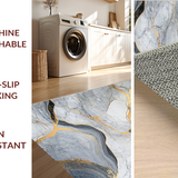 Ultra Soft Area Rug, Non Slip, Stain Resistant, Washable Area Rugs for Living Room, Bedroom, Elegant Smoke Swirl Aesthetic(Gray)