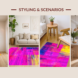 Bold Abstract Expressionist Vibe(Pink)