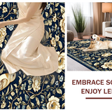 Whimsical Floral and Bird Fusion(Blue)