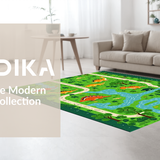 Playful T Rex and Triceratops Theme(Green)