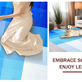 Ultra Soft Area Rug, Non Slip, Stain Resistant, Washable Area Rugs for Living Room, Bedroom, Serene Oceanic Color Palette(Blue)