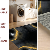 Ultra Soft Area Rug, Non Slip, Stain Resistant, Washable Area Rugs for Living Room, Bedroom, Artistic Wild Animal Theme(Black)