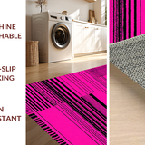 Ultra Soft Area Rug, Non Slip, Stain Resistant, Washable Area Rugs for Living Room, Bedroom, Artistic Fluffy Textured Decor(Pink)