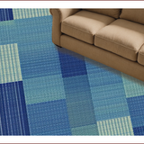 Ultra Soft Area Rug, Non Slip, Stain Resistant, Washable Area Rugs for Living Room, Bedroom, Vintage Tibetan Tiger(Blue)