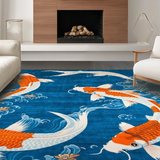 Artistic Fluid Koi(Blue)