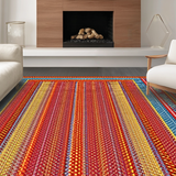 Colorful Rustic Textured Creation(Red)