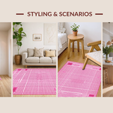 Luxurious Subtle Trellis Design(Pink)