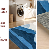 Artistic Gray White Peak Illustration(Blue)