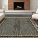 Ultra Soft Area Rug, Non Slip, Stain Resistant, Washable Area Rugs for Living Room, Bedroom, Contemporary Bold Cowhide Motif(Beige)