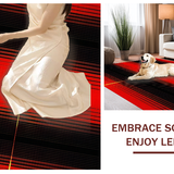 Contemporary Dynamic Lava Flow Art(Red)