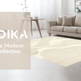 Luxurious Creamy Geometric Arrangement(Beige)