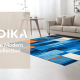 Playful Multi Hued Shapes(Blue)