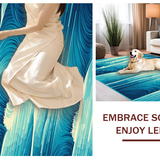 Dynamic Teal Wave Aesthetic(Blue)