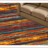 Ultra Soft Area Rug, Non Slip, Stain Resistant, Washable Area Rugs for Living Room, Bedroom, Humorous Bass Fishing Entryway Non-Slip Rug(Red)
