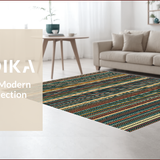 Ultra Soft Area Rug, Non Slip, Stain Resistant, Washable Area Rugs for Living Room, Bedroom, Rustic Multicolor Fishing Cabin Porch Doormat(Brown)