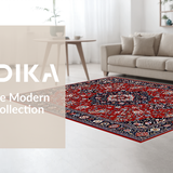 Modern Abstract Floral Elements(Red)