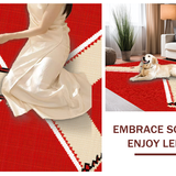 Charming Vintage Baseball Motif(Red)