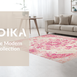 Vibrant Whimsical Flower Design(Pink)